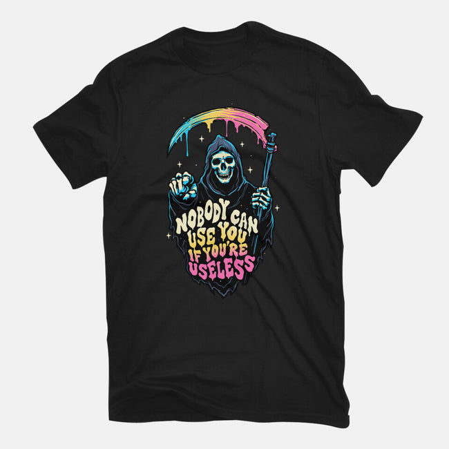 Useless Reaper-womens basic tee-momma_gorilla