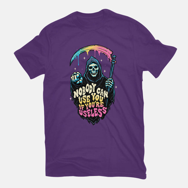 Useless Reaper-womens basic tee-momma_gorilla