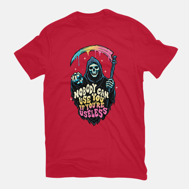 Useless Reaper-womens basic tee-momma_gorilla