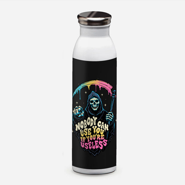 Useless Reaper-none water bottle drinkware-momma_gorilla