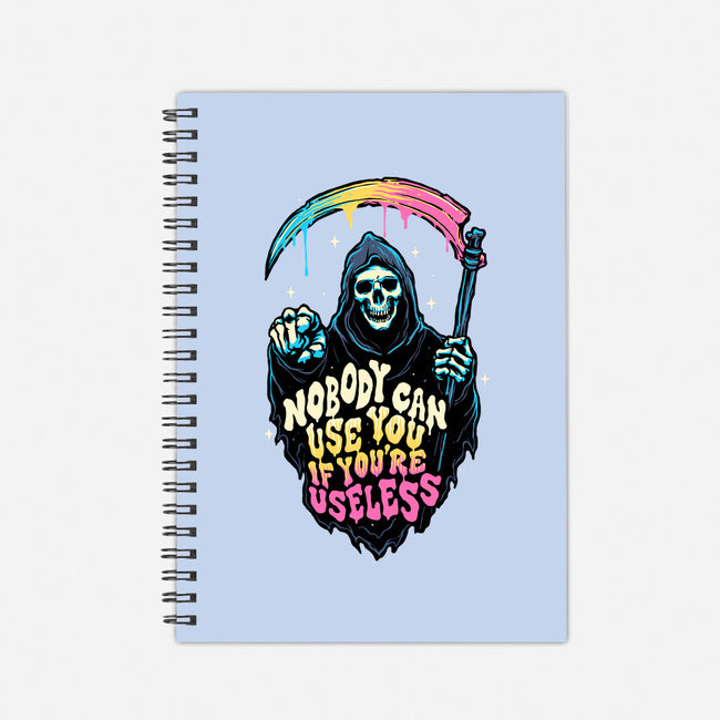 Useless Reaper-none dot grid notebook-momma_gorilla