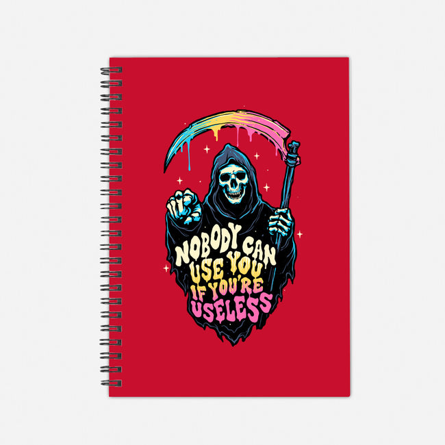 Useless Reaper-none dot grid notebook-momma_gorilla