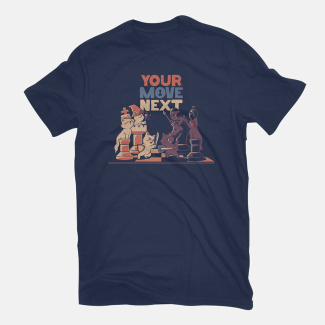 The Chess Cat King-womens fitted tee-tobefonseca
