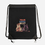 The Chess Cat King-none drawstring bag-tobefonseca