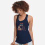 The Chess Cat King-womens racerback tank-tobefonseca