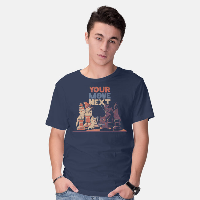 The Chess Cat King-mens basic tee-tobefonseca