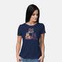 The Chess Cat King-womens basic tee-tobefonseca