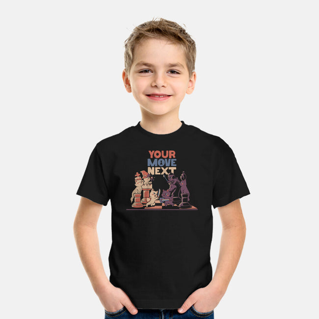 The Chess Cat King-youth basic tee-tobefonseca