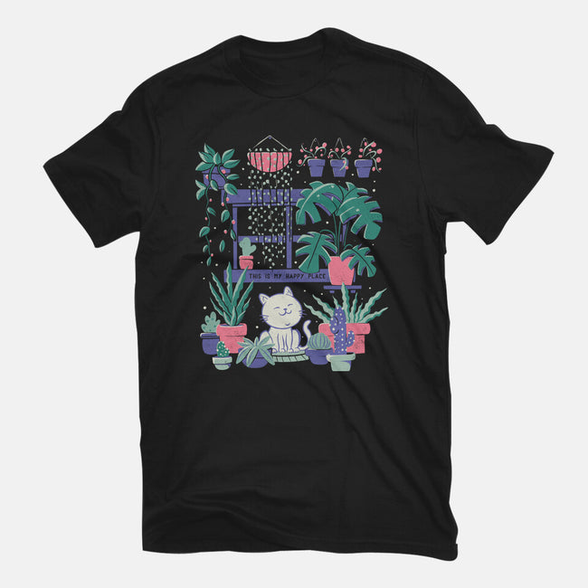 Happy Place-unisex basic tee-eduely