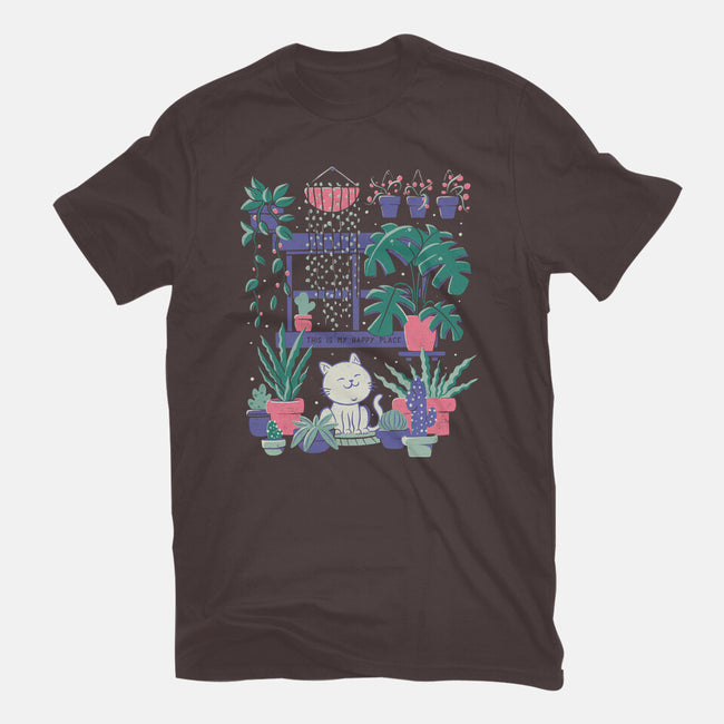 Happy Place-womens basic tee-eduely
