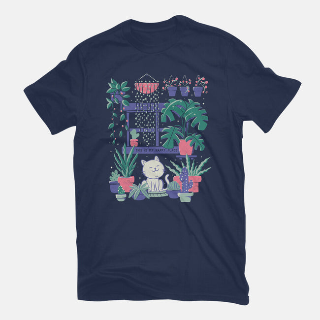 Happy Place-womens basic tee-eduely