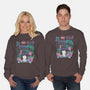 Happy Place-unisex crew neck sweatshirt-eduely