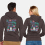 Happy Place-unisex zip-up sweatshirt-eduely