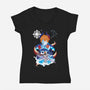 The Harbinger-womens v-neck tee-SwensonaDesigns