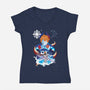 The Harbinger-womens v-neck tee-SwensonaDesigns