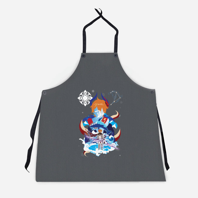 The Harbinger-unisex kitchen apron-SwensonaDesigns