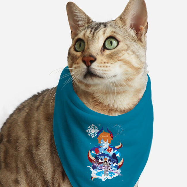 The Harbinger-cat bandana pet collar-SwensonaDesigns