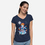 The Harbinger-womens v-neck tee-SwensonaDesigns