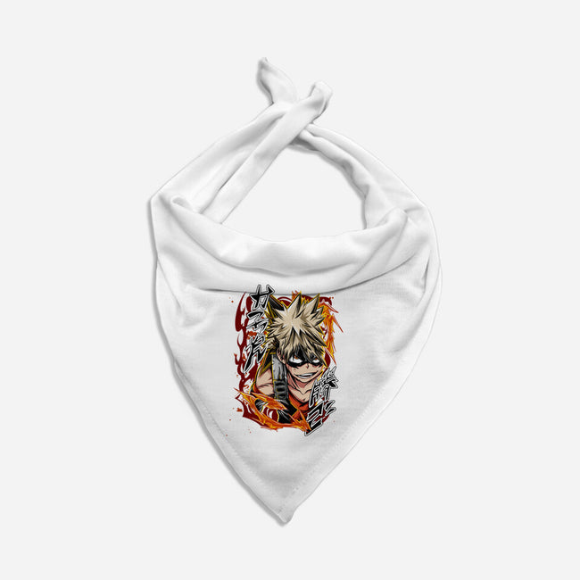 Katsuki Bakugo-dog bandana pet collar-Duardoart