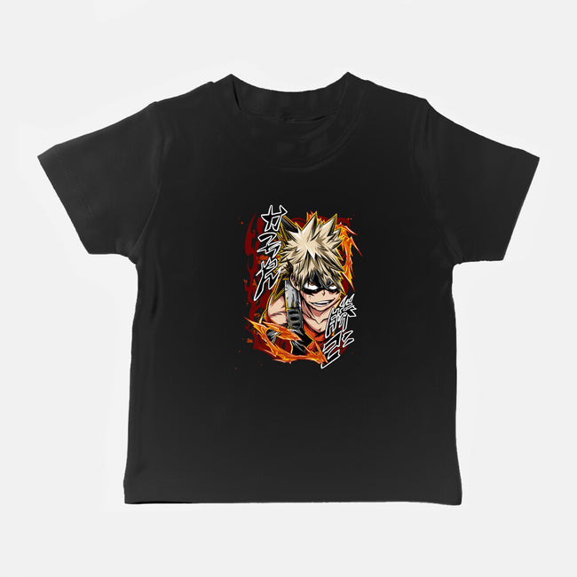 Katsuki Bakugo-baby basic tee-Duardoart