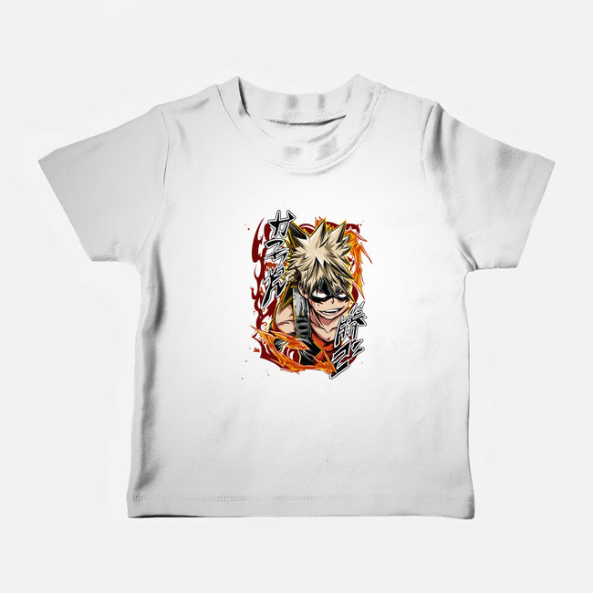 Katsuki Bakugo-baby basic tee-Duardoart