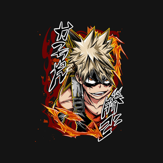 Katsuki Bakugo-none removable cover w insert throw pillow-Duardoart