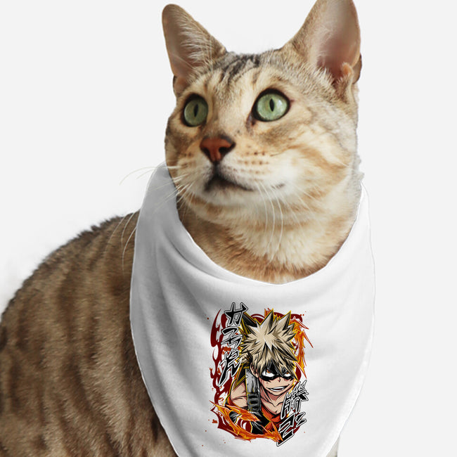 Katsuki Bakugo-cat bandana pet collar-Duardoart