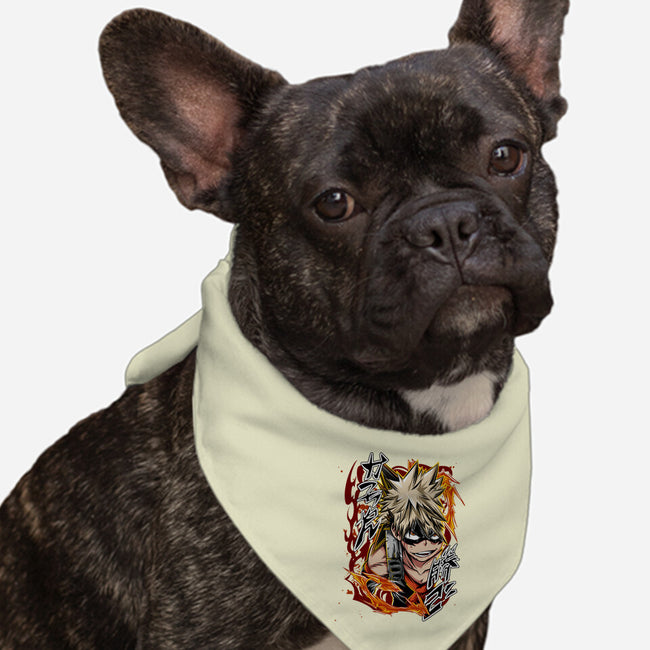 Katsuki Bakugo-dog bandana pet collar-Duardoart