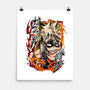 Katsuki Bakugo-none matte poster-Duardoart