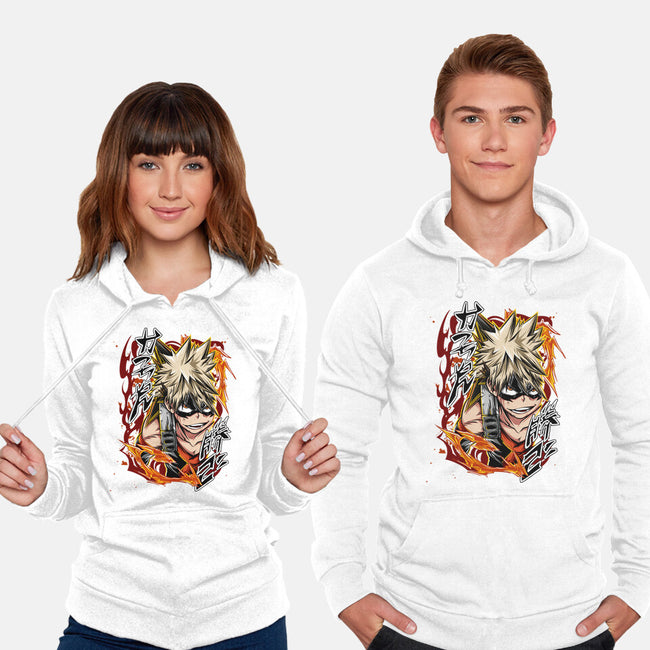 Katsuki Bakugo-unisex pullover sweatshirt-Duardoart