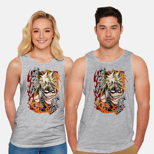 Katsuki Bakugo-unisex basic tank-Duardoart