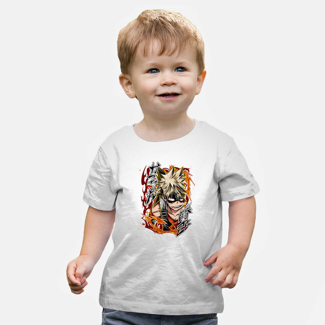 Katsuki Bakugo-baby basic tee-Duardoart