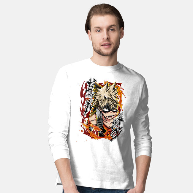 Katsuki Bakugo-mens long sleeved tee-Duardoart