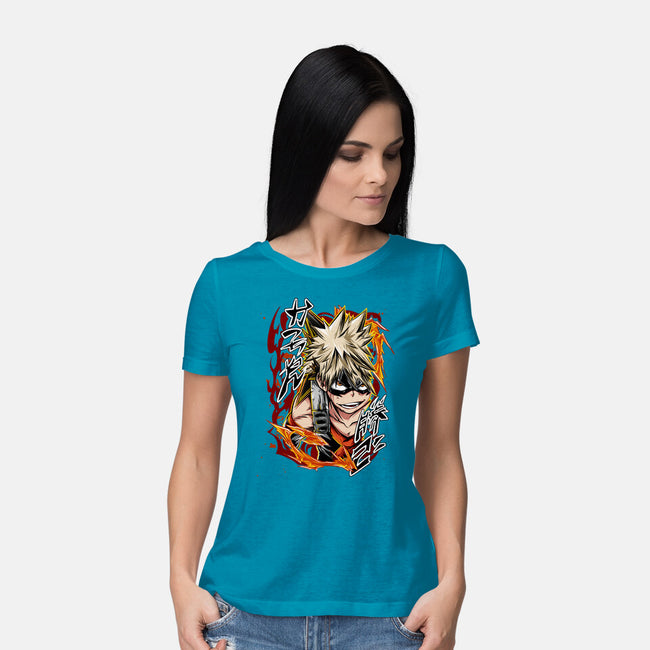 Katsuki Bakugo-womens basic tee-Duardoart