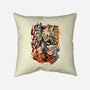 Katsuki Bakugo-none removable cover w insert throw pillow-Duardoart