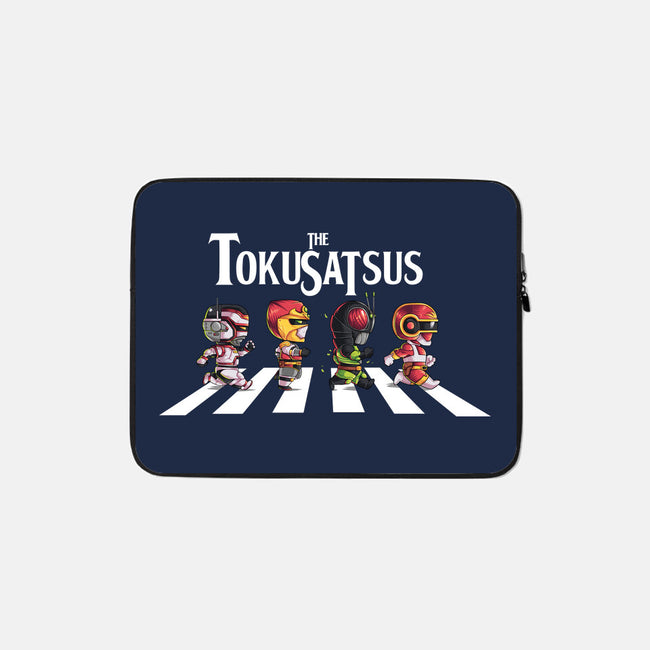 Tokusatsu Road-none zippered laptop sleeve-2DFeer