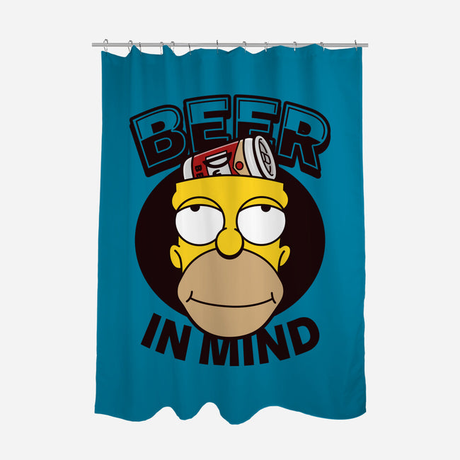 Beer In Mind-none polyester shower curtain-Boggs Nicolas