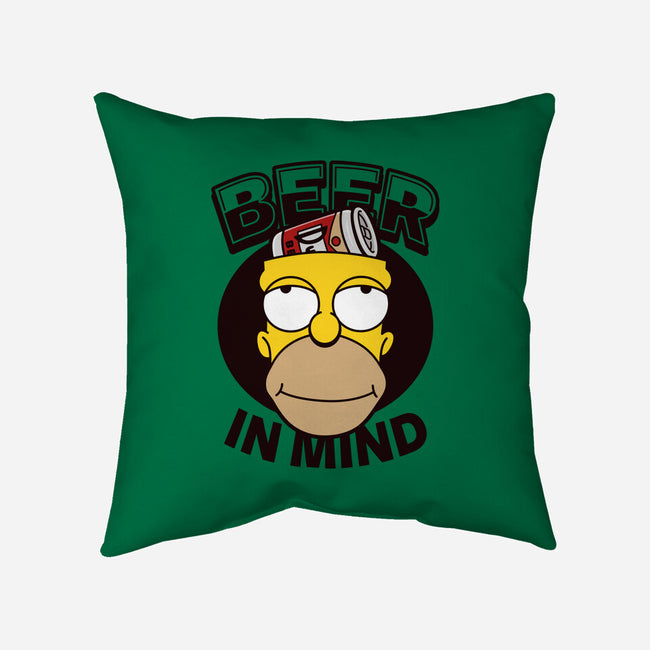 Beer In Mind-none removable cover throw pillow-Boggs Nicolas
