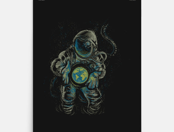 Astronaut Love Earth