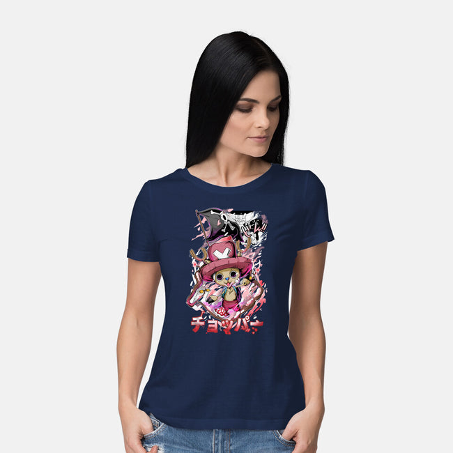 The Little Reindeer-womens basic tee-Guilherme magno de oliveira