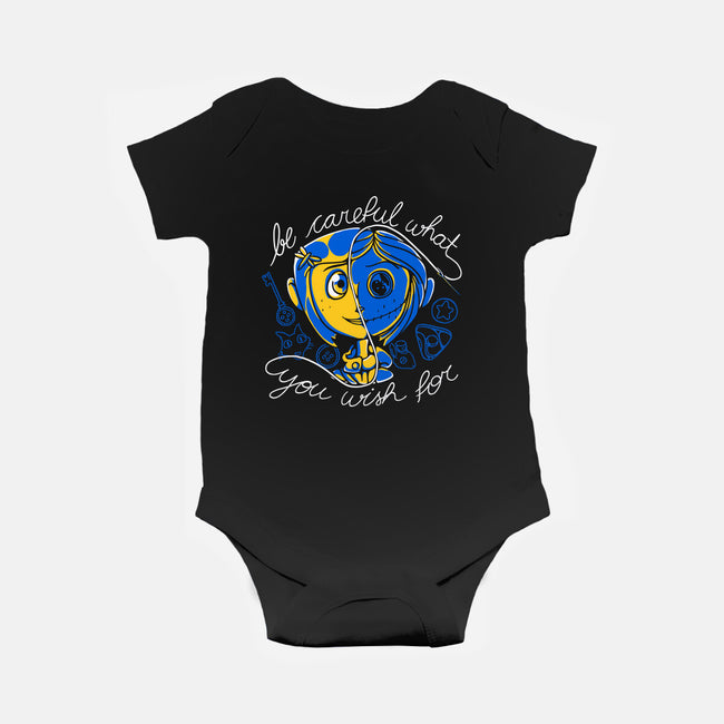 Careful Wish-baby basic onesie-Plastic Dino