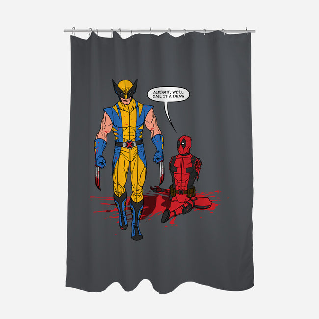 Call It A Draw-none polyester shower curtain-drbutler