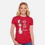 The Rat In The Hat-womens fitted tee-Nemons