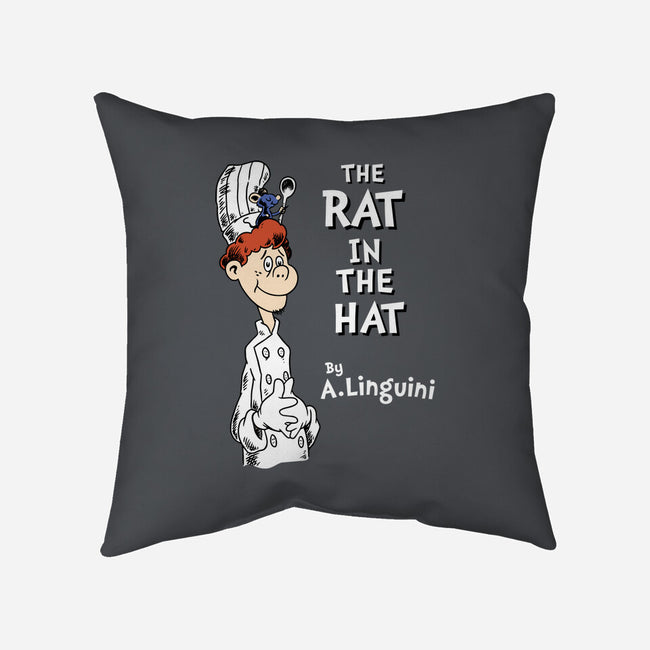 The Rat In The Hat-none removable cover w insert throw pillow-Nemons