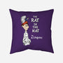 The Rat In The Hat-none removable cover w insert throw pillow-Nemons