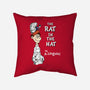 The Rat In The Hat-none removable cover w insert throw pillow-Nemons