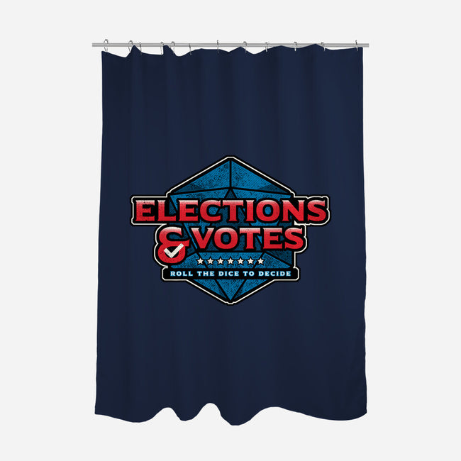 Roll The Dice To Decide-none polyester shower curtain-Logozaste