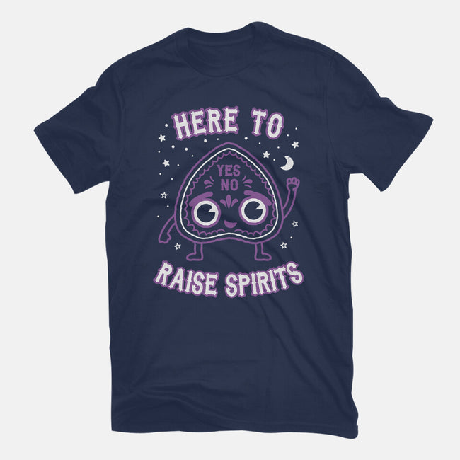 Here To Raise Spirits -womens basic tee-Weird & Punderful