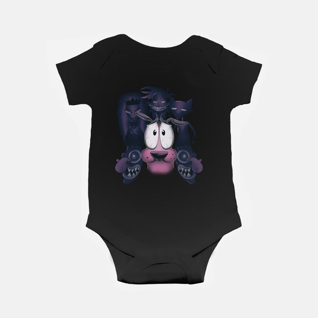 The Fear Of The Dog-baby basic onesie-Claudia