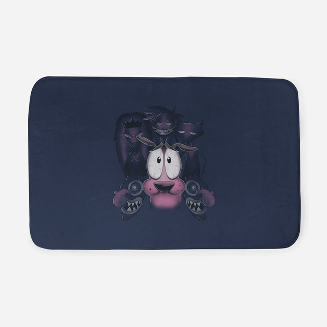 The Fear Of The Dog-none memory foam bath mat-Claudia